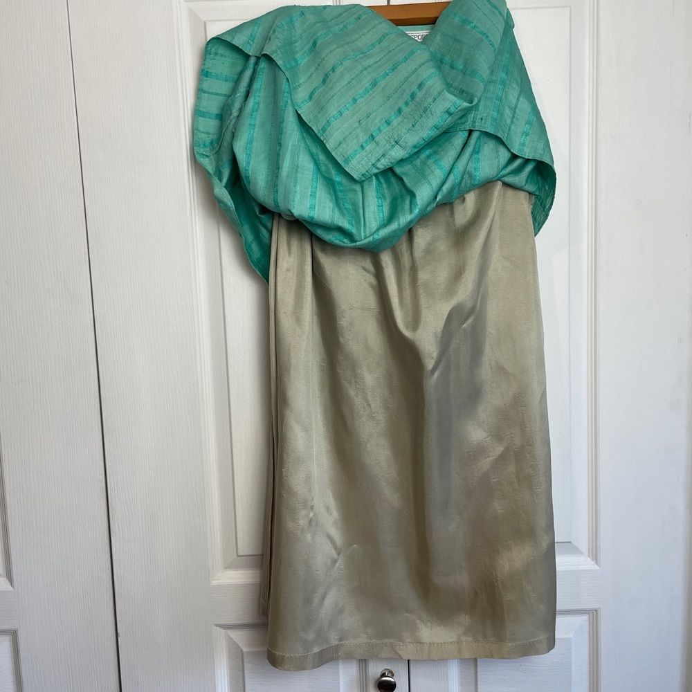 90s SILK Co-Ord Skirt & Top Set - Picture 10 of 16